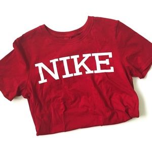 Red Nike Tee Shirt